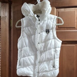 White Puffer Vest